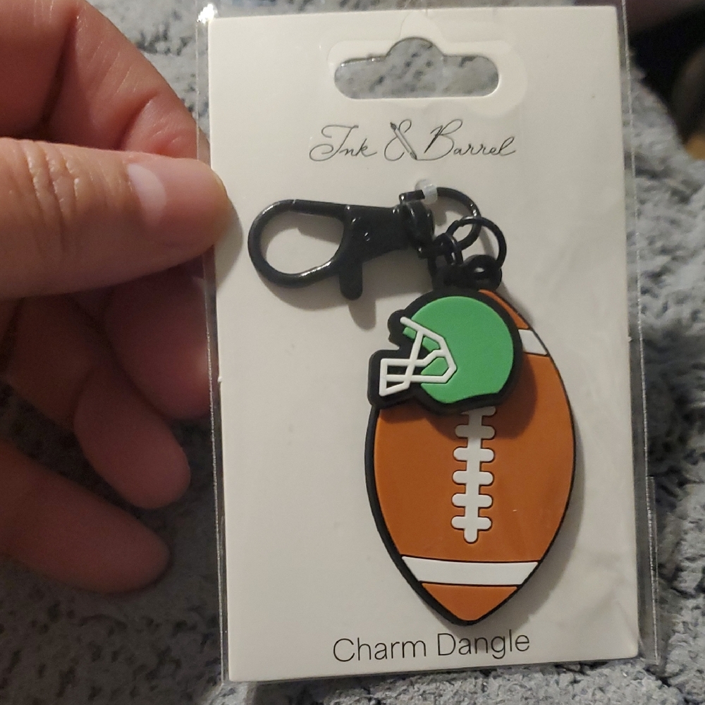 Ink & Barrel Football & Helmet Bag Charm